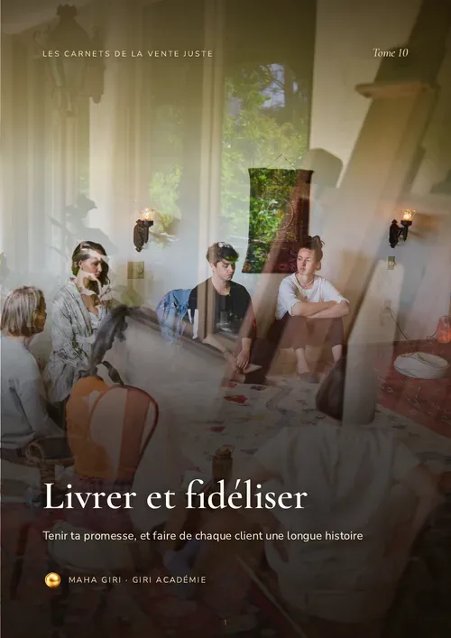 📖 CARNET DE LA VENTE JUSTE · TOME 10 — LIVRER ET FIDÉLISER