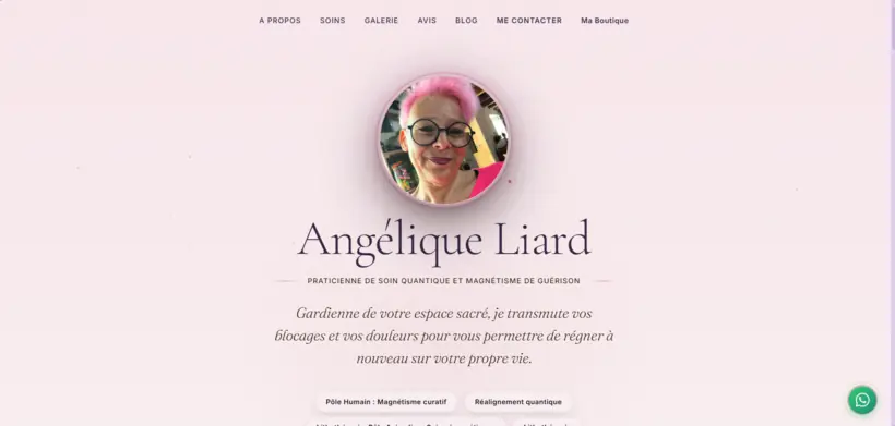 Vitrine Angélique Liard — Giri Soins