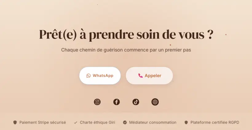 Prendre rendez-vous — Giri Soins