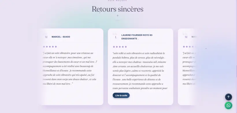 Retours clients — Giri Soins