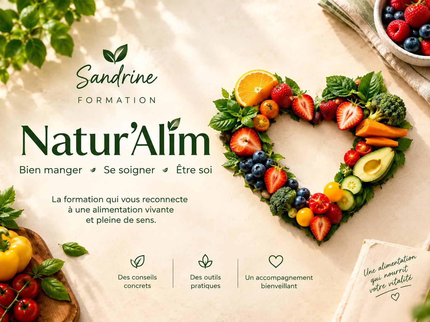 Natura'lim : Mon alimentation, la clé de ma santé